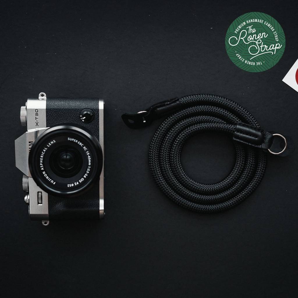 Black Nylon Rope Camera Strap