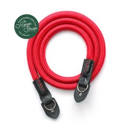 Red Handmade Nylon Rope Camera Shoulder Neck Strap