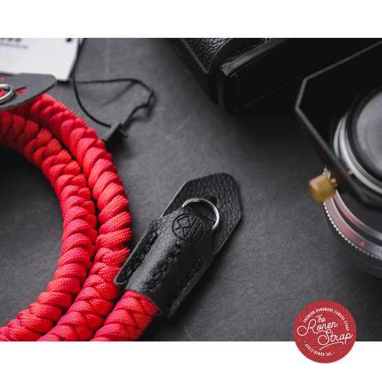 The Ronen Strap - Red Ular series (handmade paracord camera strap)