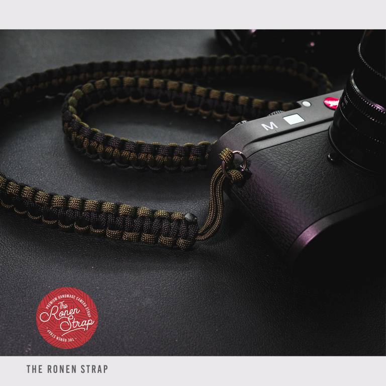 PREMIUM HANDMADE COBRA PARACORD CAMERA STRAP FOR SHOULDER & NECK (BLACK ...
