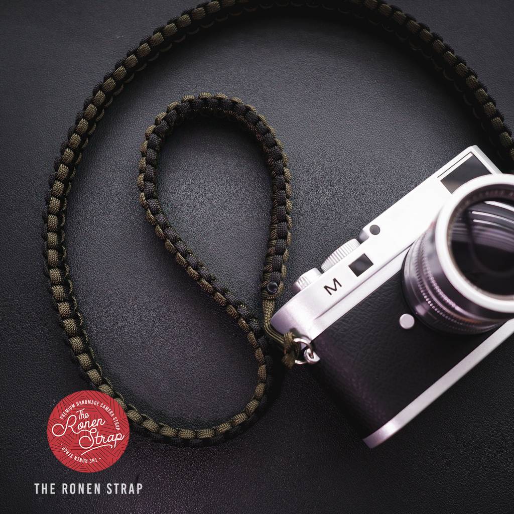 PREMIUM HANDMADE COBRA PARACORD CAMERA STRAP FOR SHOULDER & NECK (BLACK ...