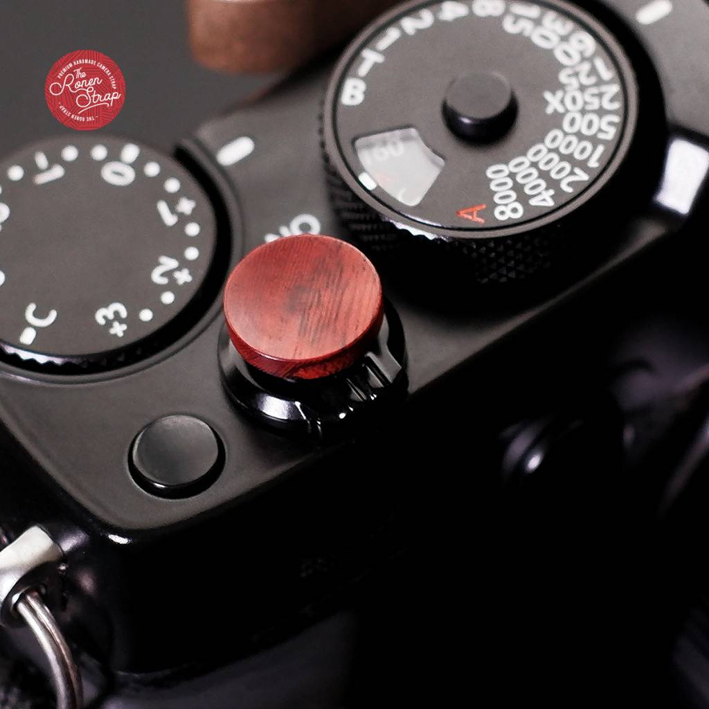Wooden Concave Soft Shutter Release Button for Mirrorless Cameras - The ...