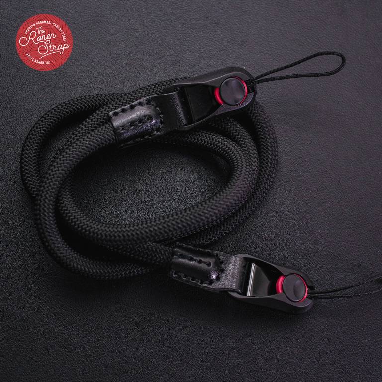 Camera Neck Rope Strap Black Nylon Rope Camera Strap with Quick release