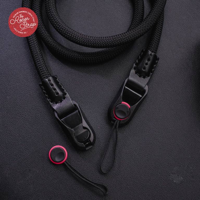 Camera Neck Rope Strap Black Nylon Rope Camera Strap with Quick release