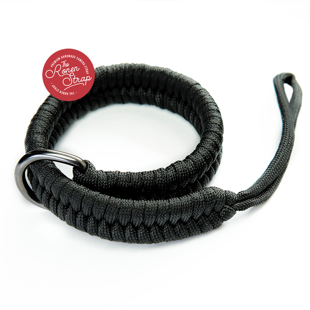 Black handstrap ring black 1 The ronen strap - wrist stap