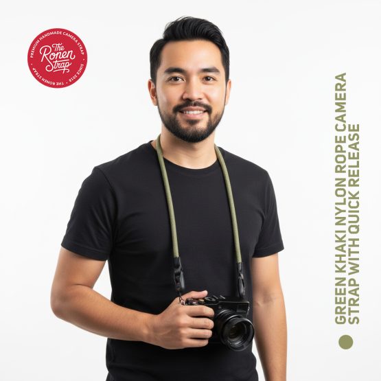 The Ronen Strap Green Nylon with quick release