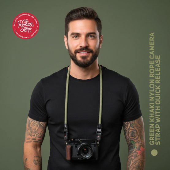 The Ronen Strap Green Nylon with quick release