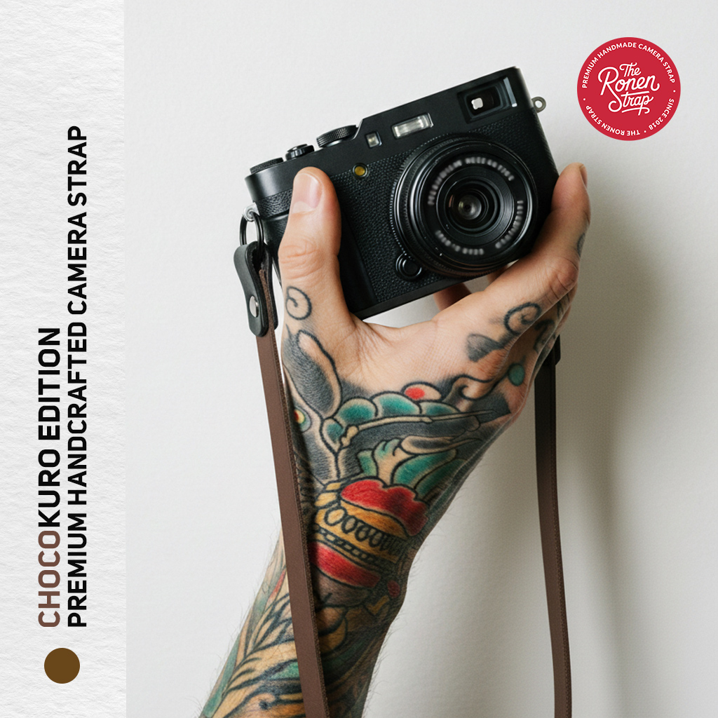 Ther ronen strap : ChocoKuro Edition – Brown strap with Black trim color