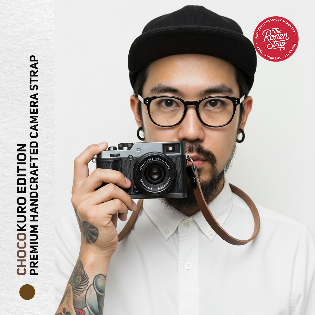 Ther ronen strap : ChocoKuro Edition – Brown strap with Black trim color