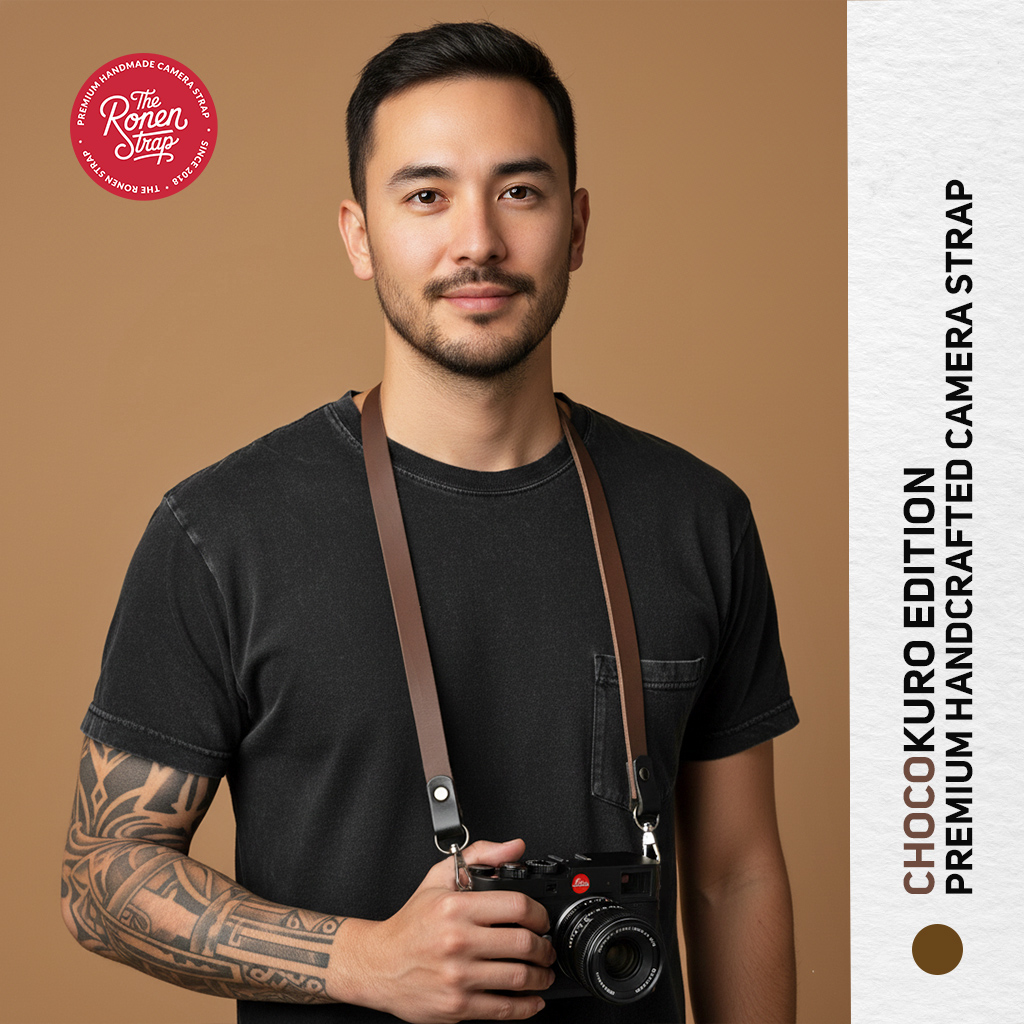 Ther ronen strap : ChocoKuro Edition – Brown strap with Black trim color