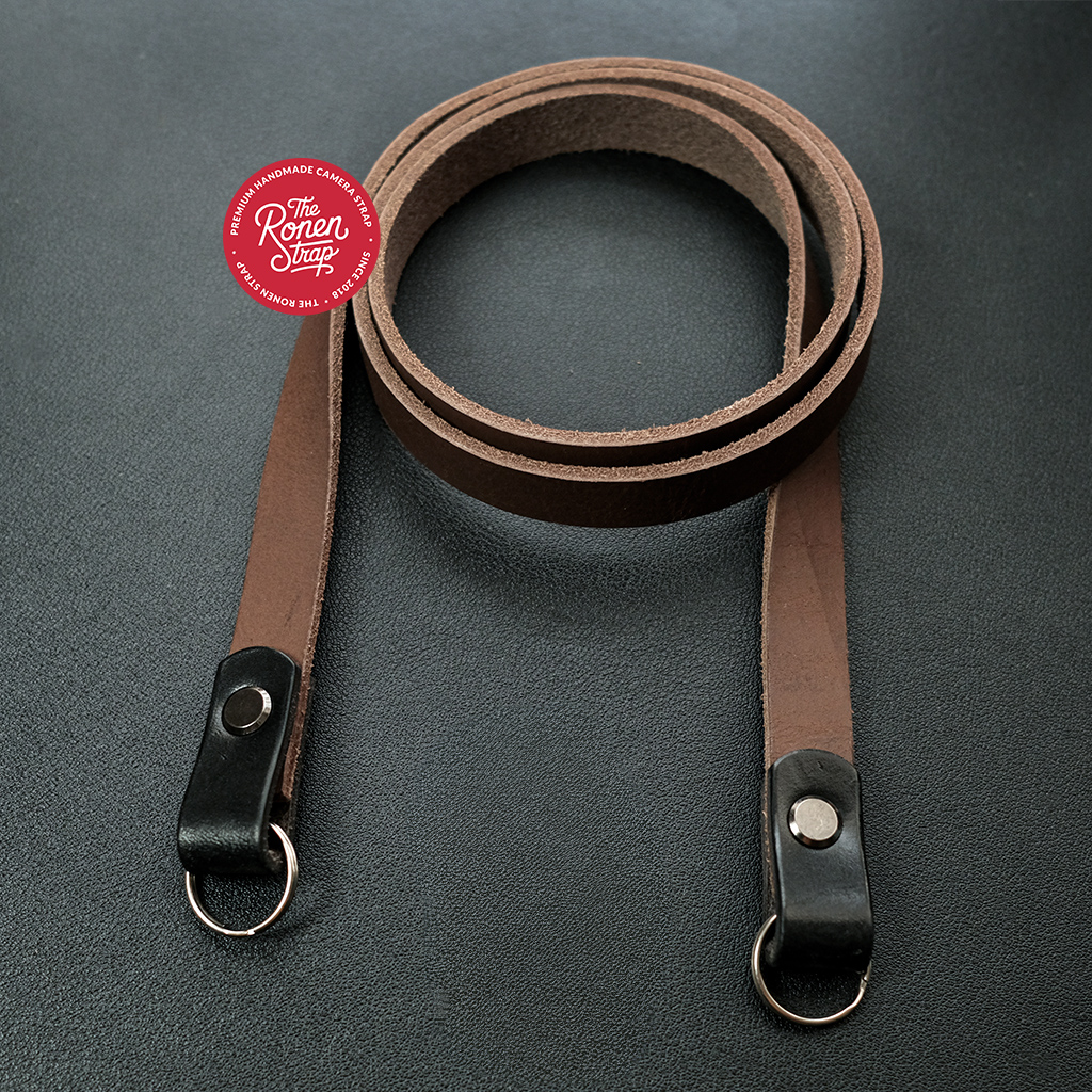Ther ronen strap : ChocoKuro Edition – Brown strap with Black trim color