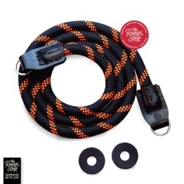 TRS Black orange dotted