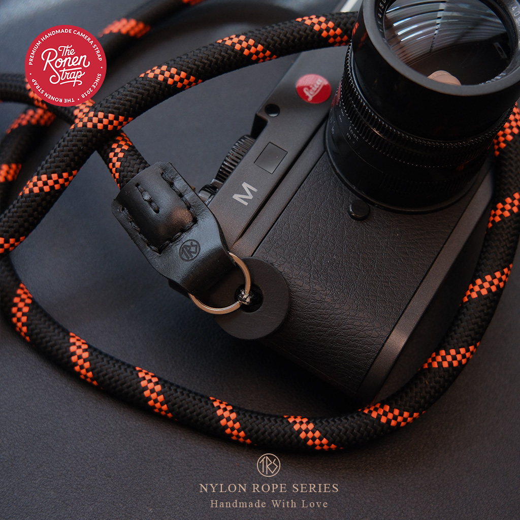 TRS Black orange dotted