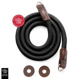 The Ronen Strap - Premium Handmade Kage Black Navy Nylon Rope Camera Strap for Mirrorless Cameras
