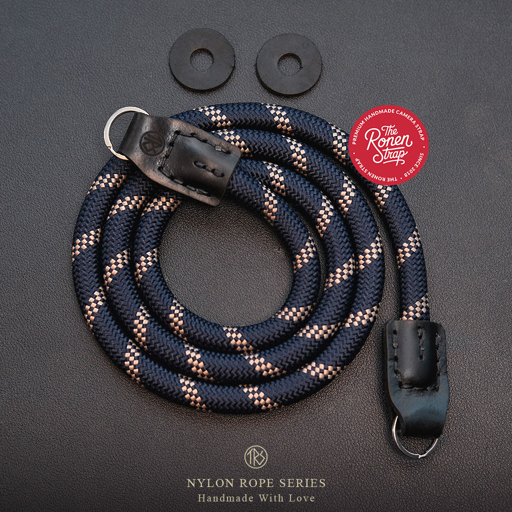 The Ronen Strap Nylon series Midnight blue