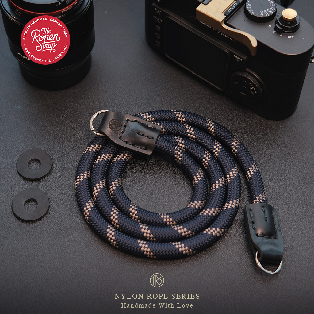 The Ronen Strap Nylon series Midnight blue