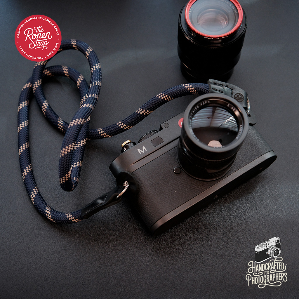 The Ronen Strap Nylon series Midnight blue