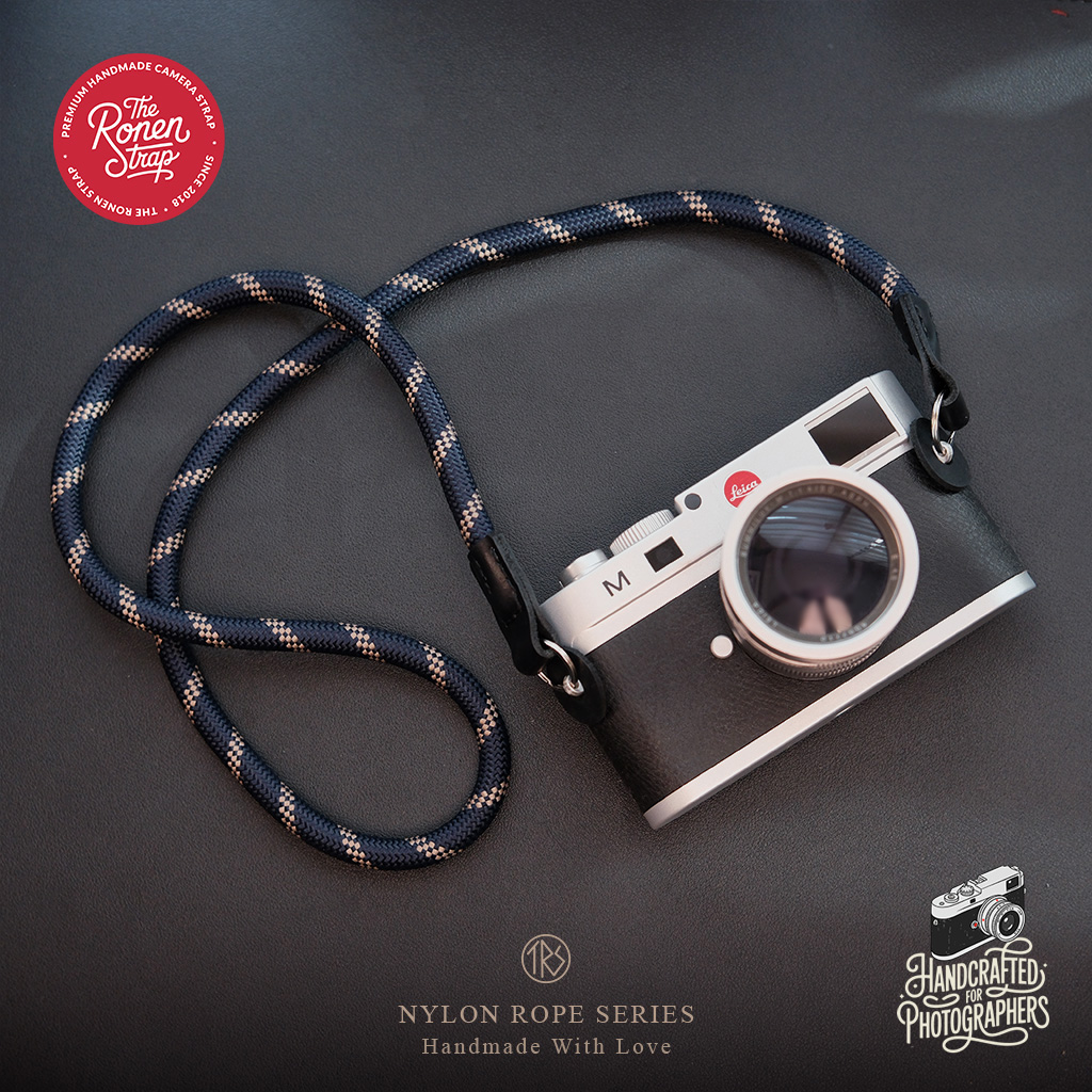 The Ronen Strap Nylon series Midnight blue