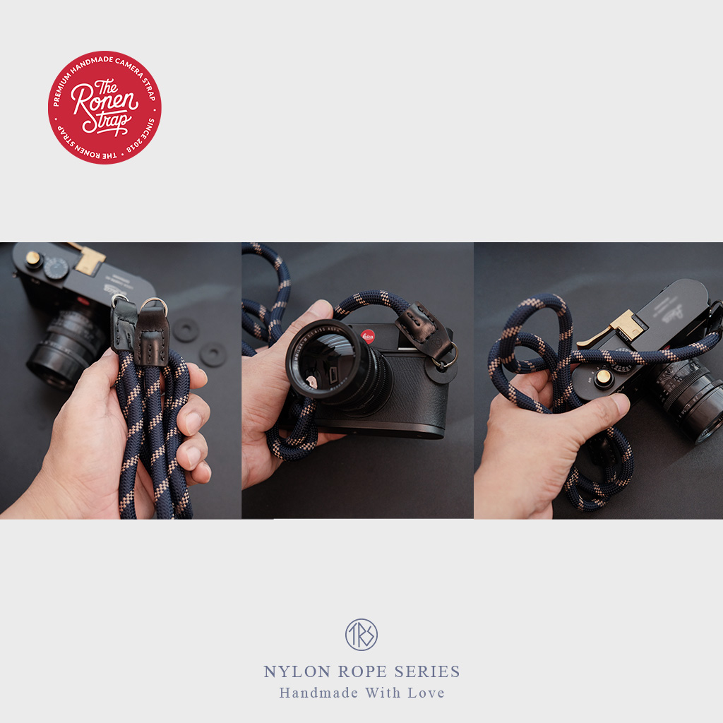 The Ronen Strap Nylon series Midnight blue