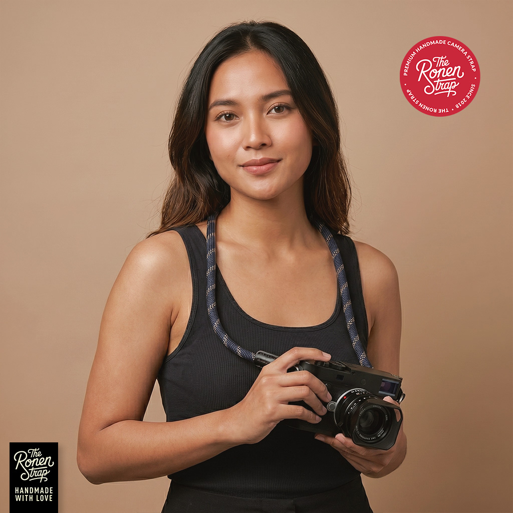 The Ronen Strap Nylon series Midnight blue
