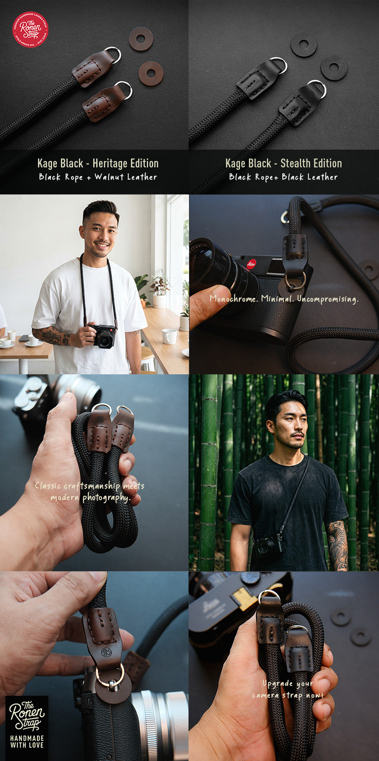 The Ronen Strap - kage black edition