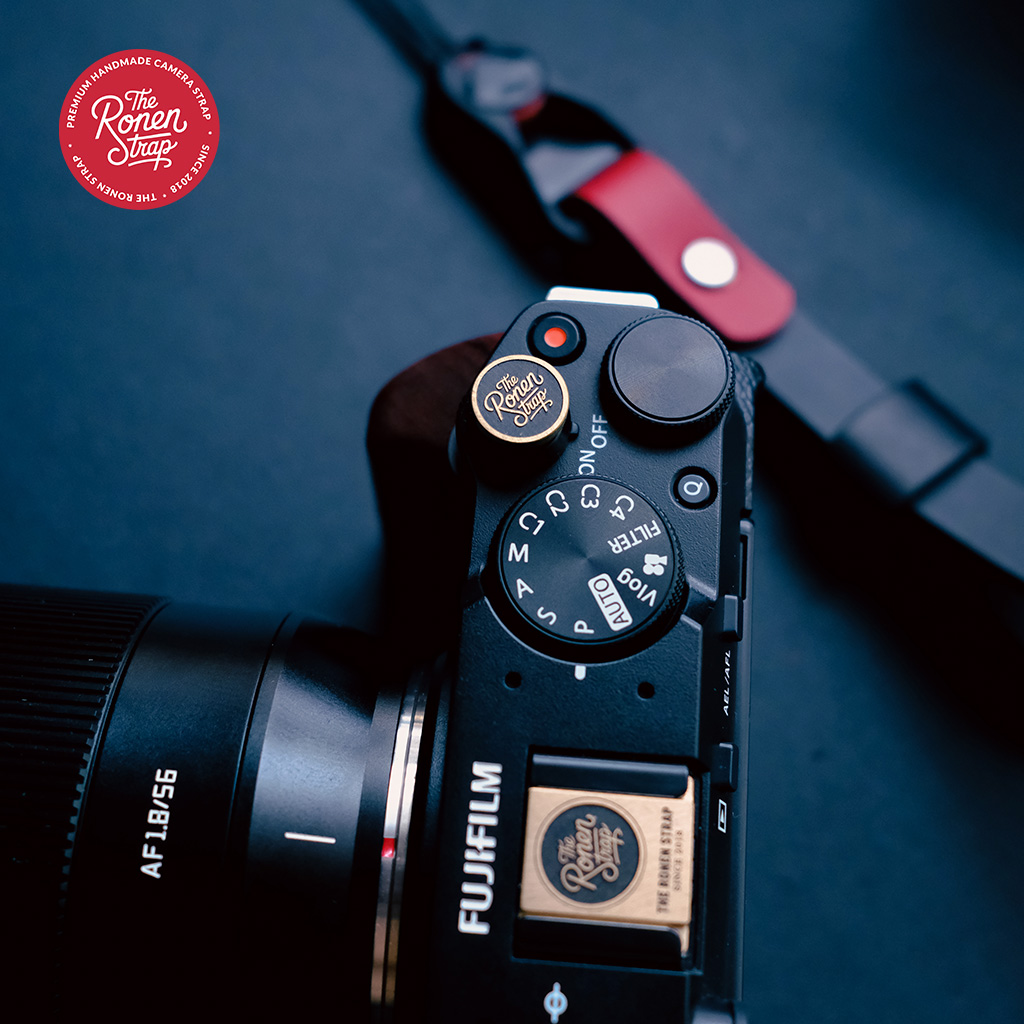 The Ronen Strap Brass Soft Shutter Release and Camera Hot Shoe | The Ronen Strap The Ronen Strap Soft Shutter Release