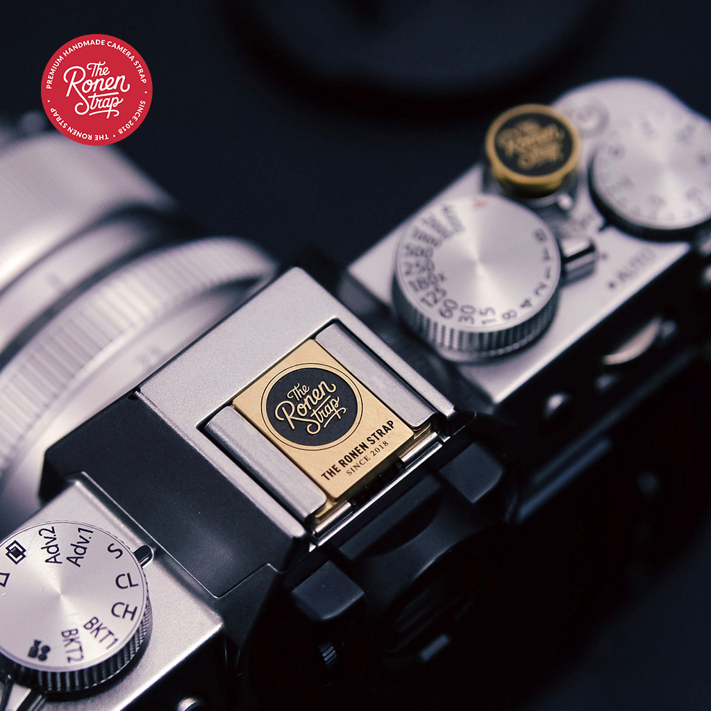 The Ronen Strap Brass Soft Shutter Release and Camera Hot Shoe | The Ronen Strap The ronen strap Hot Shoe